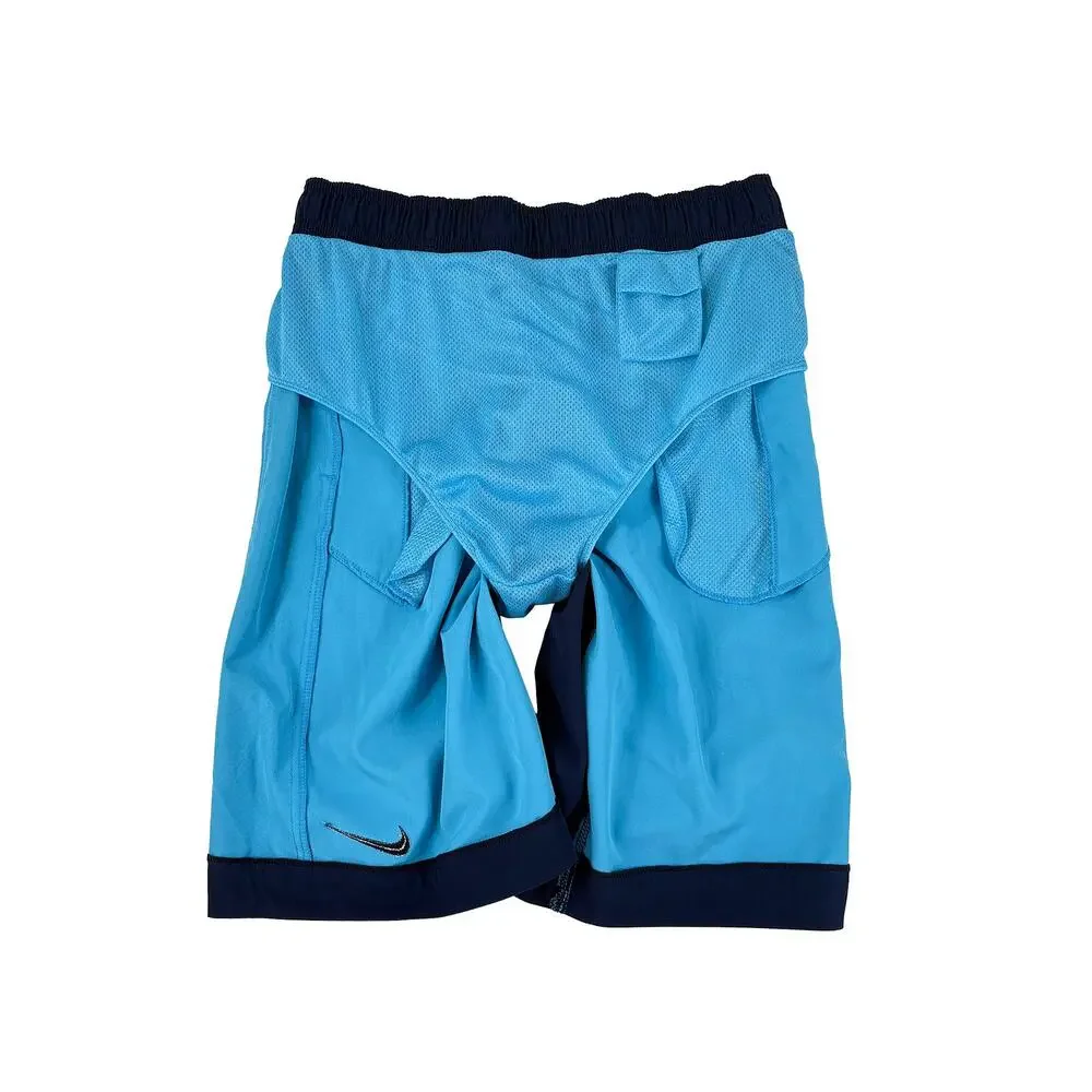 Nike Volley Swim Trunks Mens M Blue 11” Quick Dry Lined Beach Athletic Shorts